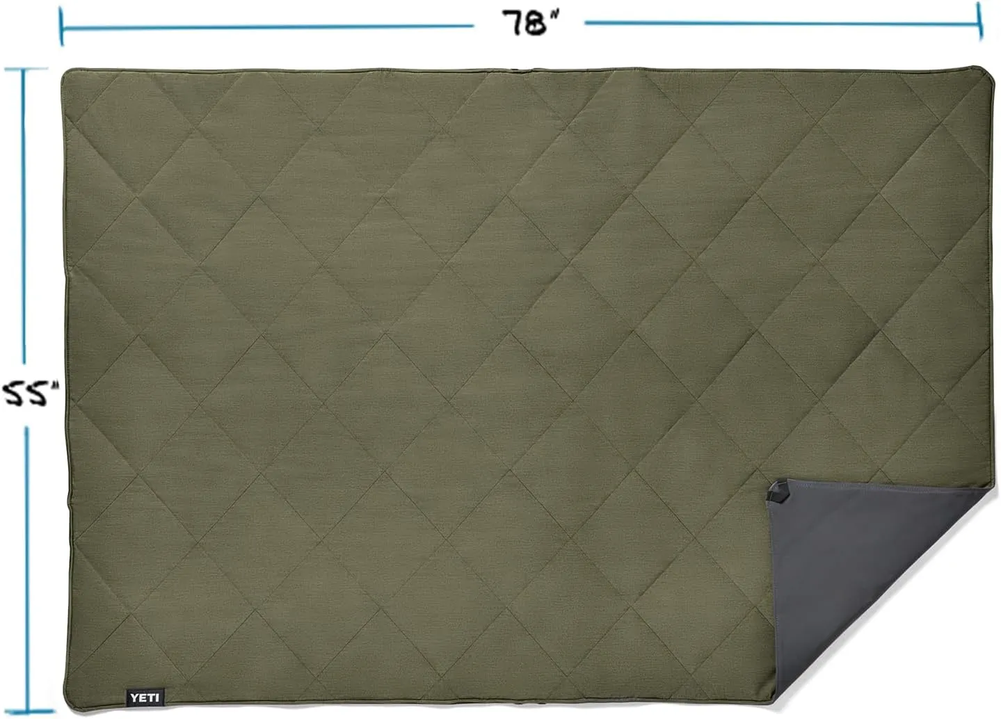 YETI Lowlands Blanket, Multi-Use Blanket with Travel Bag