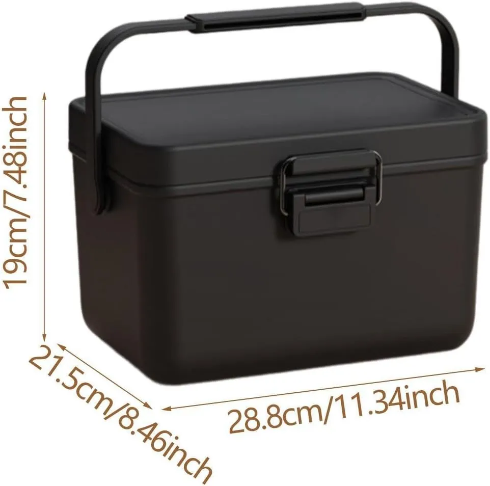 YIJU Cooler Box Ice Chest Small 3.8L Personal with Handle Container Hot/Cold Retention Cooler for Beach Picnic Party Outdoor