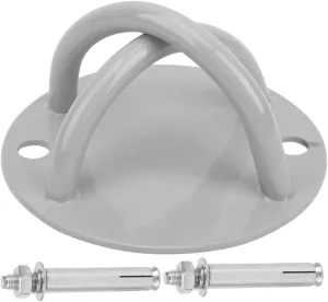 Yoga Hanging Pull Strap Installation Fixed Plate Bracket Indoor Outdoor Workout, Stainless Steel