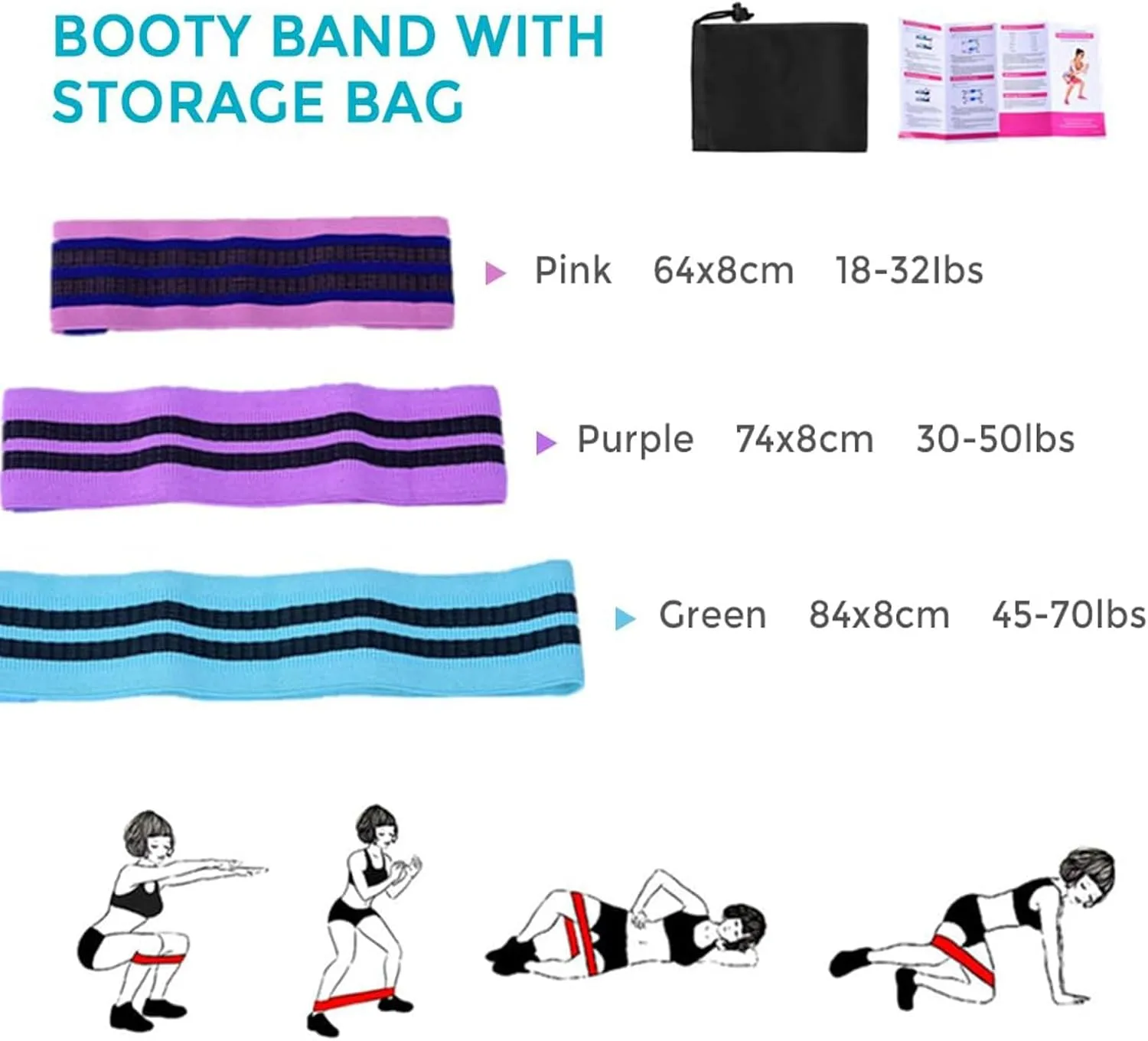 Yoga Sets for Women Pilates at Home Equipment Pilates Magic Ring Booty Bands for Working Out Glutes Yoga Ball 25cm Figure 8 Resistance Band Yoga Bands for Stretching