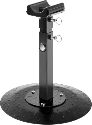 Zonon Metal Adjustable Farrier Stand Blacksmith Farrier Horse Hoof Stand Height Farrier Stand for Horses Black Horse Hoof Trimming Tools